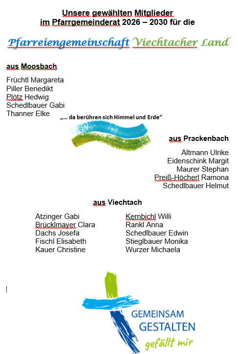 Pfarrgemeinderat Mitgliederliste